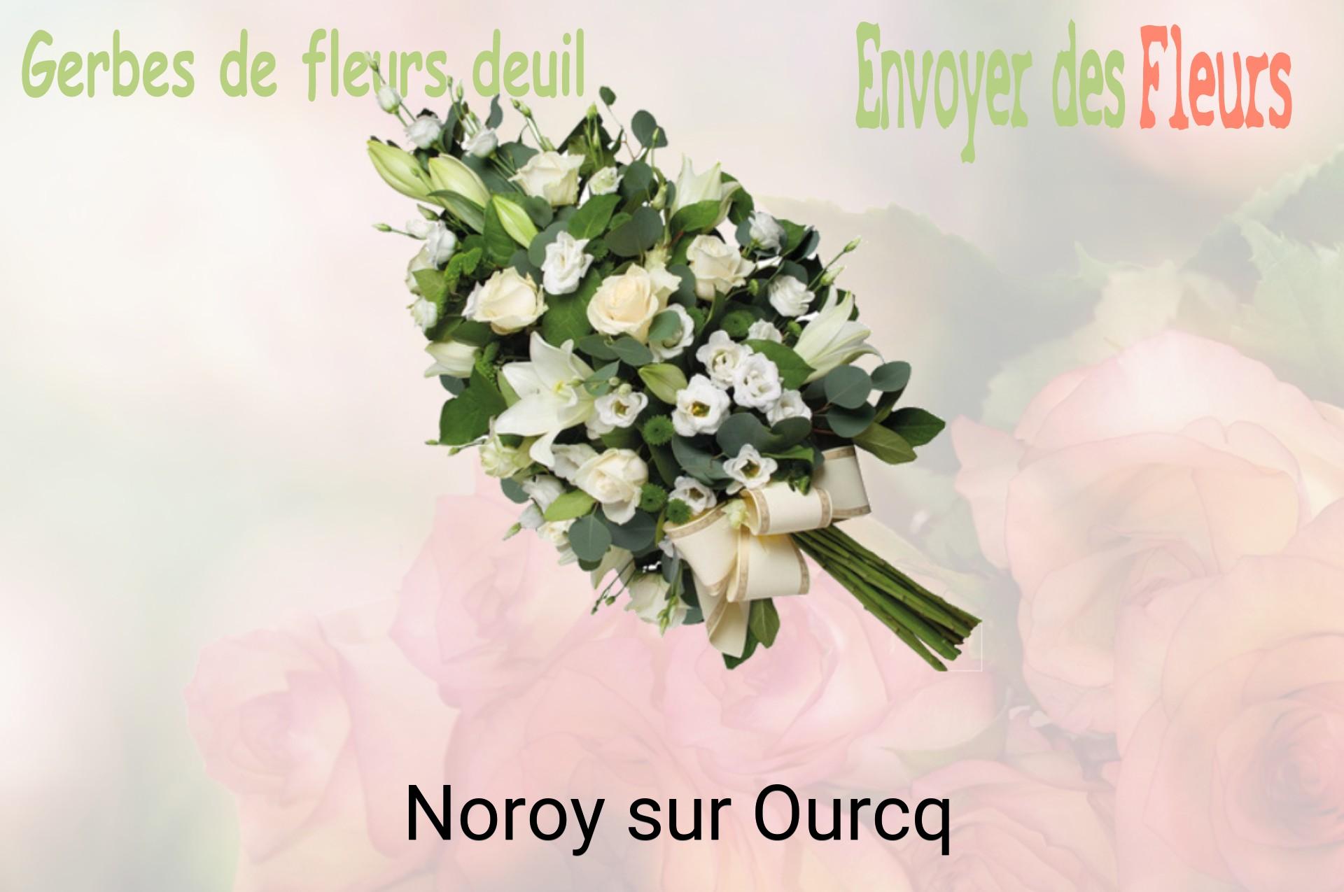 Gerbe de fleurs de deuil livrée à Noroy-sur-Ourcq